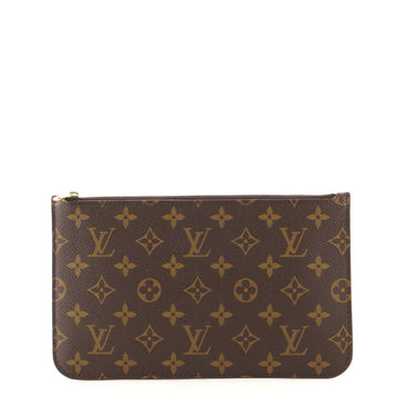 Louis Vuitton Neverfull Pochette Monogram Canvas Large