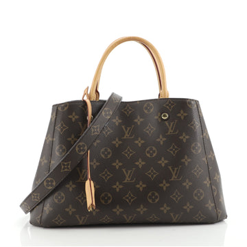 Louis Vuitton Montaigne Handbag Monogram Canvas MM