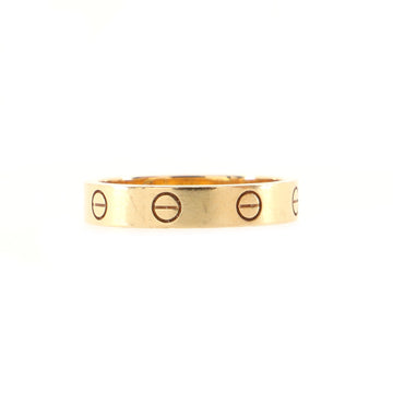 Cartier Love Wedding Band 1 Diamond Ring 18K Yellow Gold with Diamond