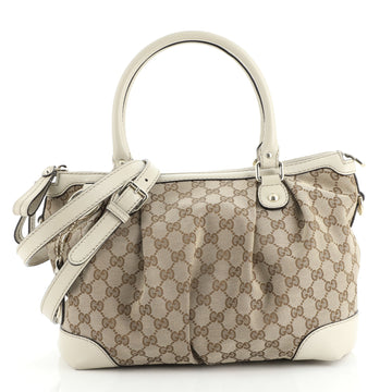 Gucci Sukey Top Handle Satchel GG Canvas Medium