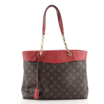 Louis Vuitton Pallas Shopper Monogram Canvas and Calfskin