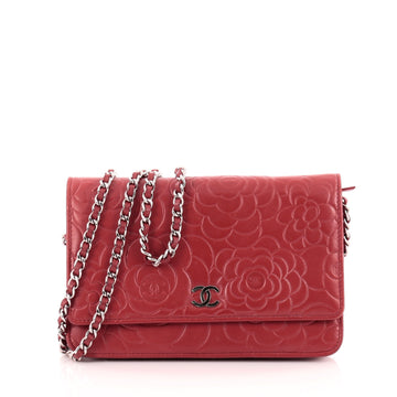 Chanel Wallet on Chain Camellia Lambskin