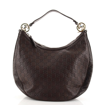 Gucci Twins Hobo Guccissima Leather Medium