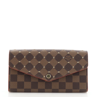 Louis Vuitton Sarah Wallet NM Studded Damier