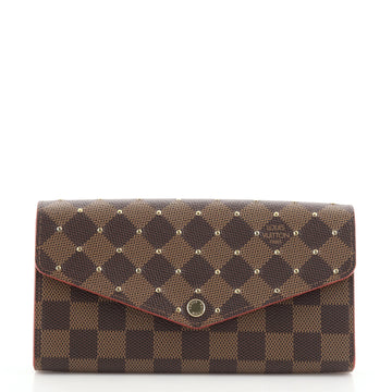 Louis Vuitton Sarah Wallet NM Studded Damier