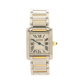 Cartier Tank Francaise Quartz Watch Stainless Steel and Yellow Gold 20