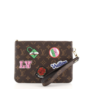 Louis Vuitton City Pouch Limited Edition Patches Monogram Canvas
