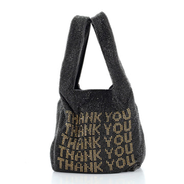 Alexander Wang Wangloc Shopper Rhinestone Embellished Mesh Mini