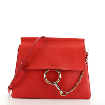 Chloe Faye Shoulder Bag Leather Medium