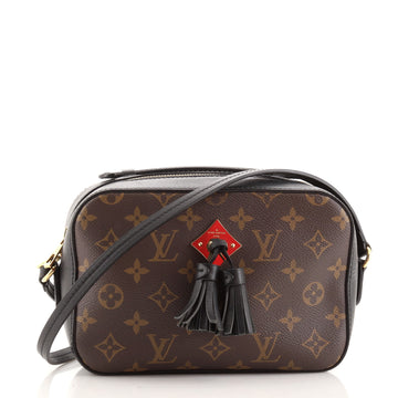 Louis Vuitton Saintonge Handbag Monogram Canvas with Leather