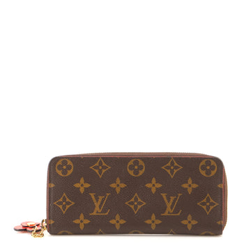 Louis Vuitton Clemence Wallet Limited Edition Blooming Flowers Monogram Canvas