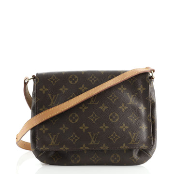 Louis Vuitton Musette Tango Handbag Monogram Canvas