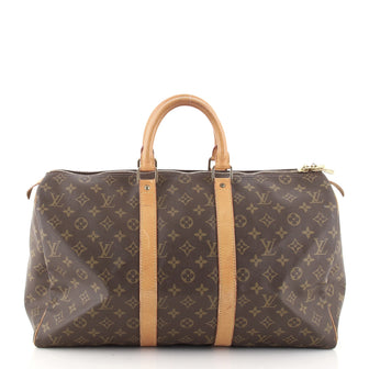 Louis Vuitton Keepall Bag Monogram Canvas 45