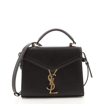 Saint Laurent Cassandra Top Handle Bag Leather Mini