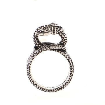 Gucci Garden Double Snake Ring Sterling Silver