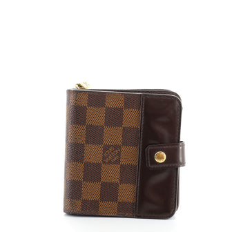 Louis Vuitton Bifold Zip Wallet Damier Compact