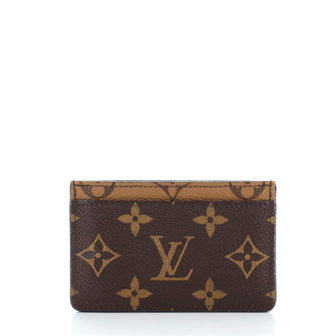 Louis Vuitton Card Holder Reverse Monogram Canvas