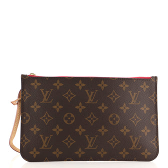 Louis Vuitton Neverfull Pochette Monogram Canvas Large