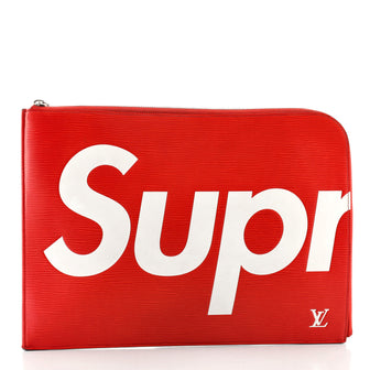 Louis Vuitton Pochette Jour Limited Edition Supreme Epi Leather GM