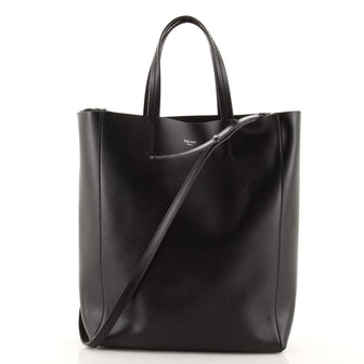 Celine Vertical Cabas Tote Grained Calfskin Small
