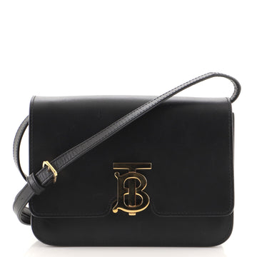 Burberry Albion TB Flap Bag Leather Small