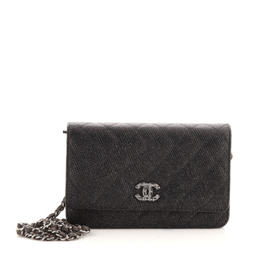 Chanel Paris-Salzburg Wallet on Chain Quilted Iridescent Calfskin
