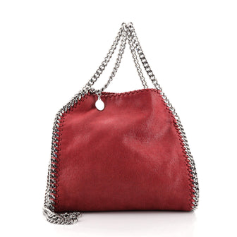 Stella McCartney Falabella Fold Over Crossbody Bag Shaggy Deer Mini