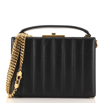 Saint Laurent Nan Box Bag Quilted Leather