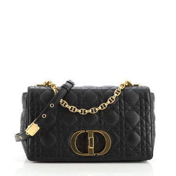 Christian Dior Caro Bag Cannage Quilt Calfskin Medium