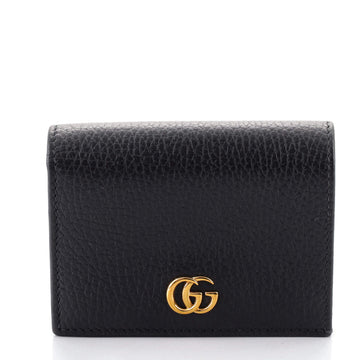 Gucci GG Marmont Flap Card Case Leather