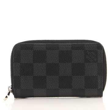 Louis Vuitton Zippy Coin Purse Damier Graphite Vertical