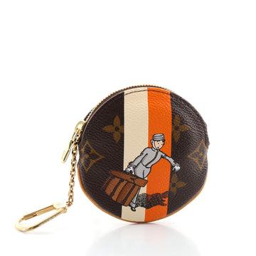 Louis Vuitton Round Coin Purse Limited Edition Monogram Canvas
