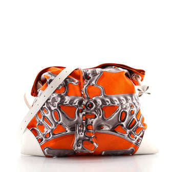 Hermes Silky City Bag Printed Silk and Leather PM