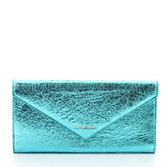 Balenciaga Papier Flap Wallet Leather Long