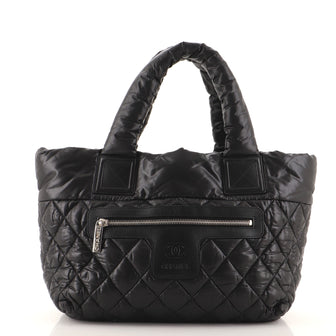 Chanel Coco Cocoon Reversible Tote Quilted Nylon Small