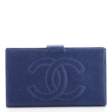 Chanel Timeless CC French Wallet Caviar Long