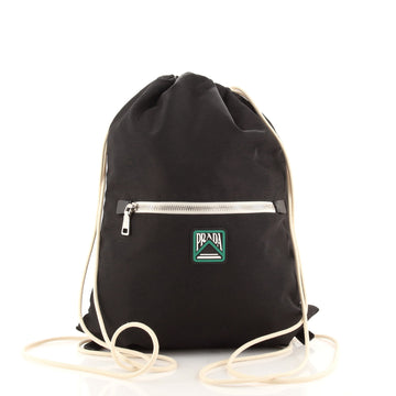 Prada Drawstring Backpack Tessuto Medium