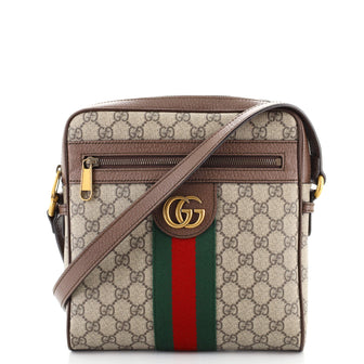 Gucci Ophidia Messenger Bag GG Coated Canvas Medium