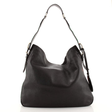 Gucci Heritage Web Hobo Leather Medium