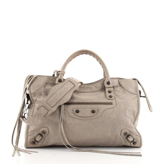 Balenciaga City Classic Studs Bag Leather Medium