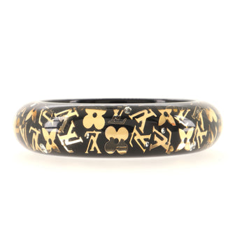 Louis Vuitton Inclusion Bangle Bracelet Resin with Crystals GM