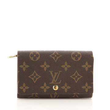 Louis Vuitton Porte Monnaie Tresor Wallet Monogram Canvas