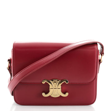 Celine Triomphe Shoulder Bag Smooth Calfskin Teen