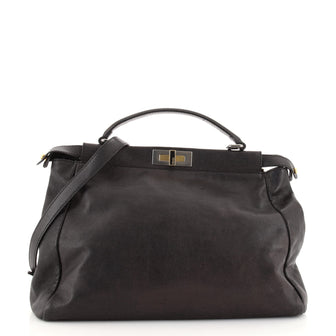 Fendi Peekaboo Bag Soft Leather Large