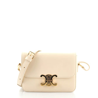 Celine Triomphe Shoulder Bag Smooth Calfskin Teen