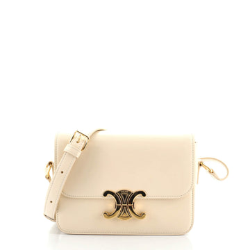 Celine Triomphe Shoulder Bag Smooth Calfskin Teen