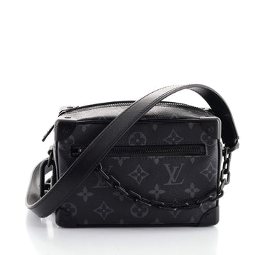 Louis Vuitton Soft Trunk Bag Monogram Eclipse Canvas Mini
