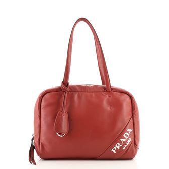 Prada Padded Bowler Bag Nappa Leather Medium