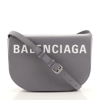 Balenciaga Logo Ville Day Bag Leather Small