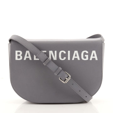 Balenciaga Logo Ville Day Bag Leather Small